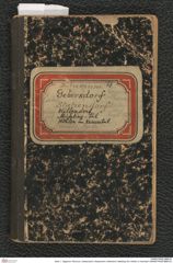 Seite 1, Tagebuch "Diluvium | Getzersdorf | Statzendorf | Willendorf | Mießling-Tal | Höhlen in Kremstal" (NHMW-PRAE-BBB-04)